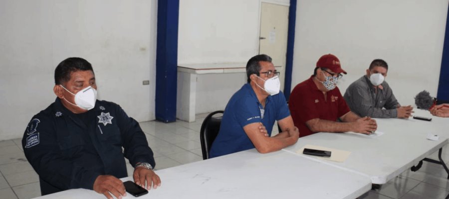 Escoltarán policías de Huimanguillo de vuelta a sus viviendas a quienes no usen cubrebocas en el municipio