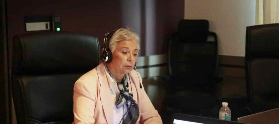 Por ser viaje exprés, Olga Sánchez no asumió riendas del país mientras AMLO está en Washington