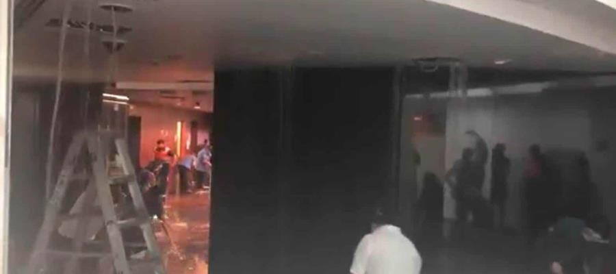 Colapsan tuberías de agua del Senado Colapsan tuberías de agua del Senado