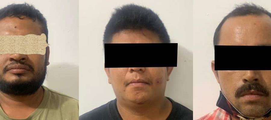 Decomisan combustible, armas y vehículos en Huimanguillo