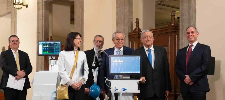 Anuncia gobierno federal fabricación de dos modelos de ventiladores de origen mexicano Anuncia gobierno federal fabricación de dos modelos de ventiladores de origen mexicano