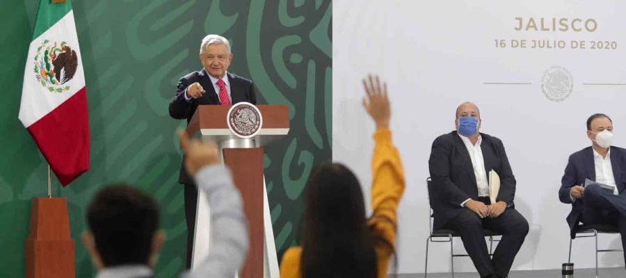 A mediados de agosto o septiembre podría arrancar operaciones la línea tres del Tren rápido en Guadalajara: AMLO A mediados de agosto o septiembre podría arrancar operaciones la línea tres del Tren rápido en Guadalajara: AMLO