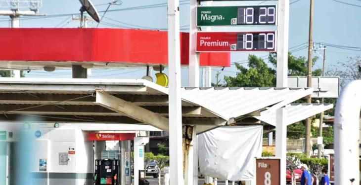 Gasolinas vuelven a alcanzar los 18 pesos por litro en estaciones de Villahermosa