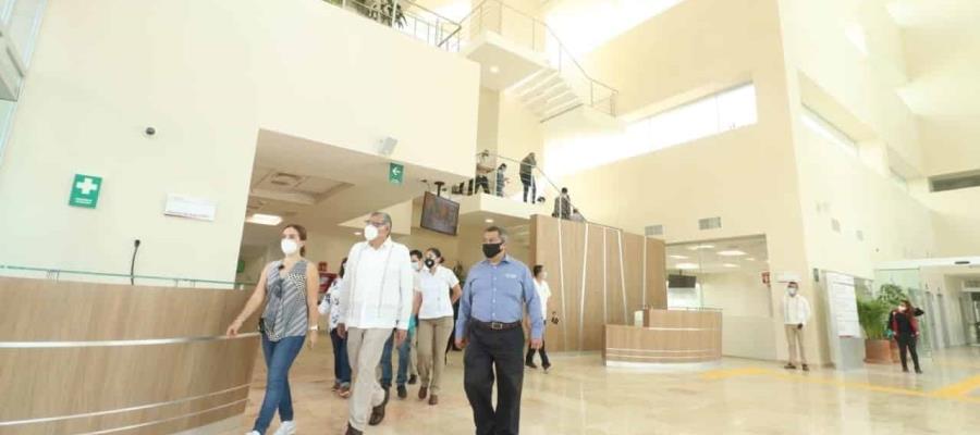 Recorre Adán Augusto nuevo hospital del ISSSTE que entrará en funciones en 15 días