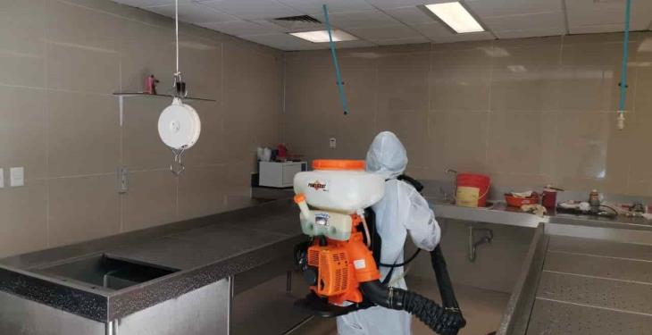 Sanitizan centros de Justicia penal en Zapata, Balancán y Tenosique