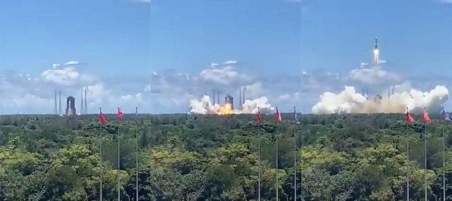 China lanza con éxito su sonda espacial para explorar Marte