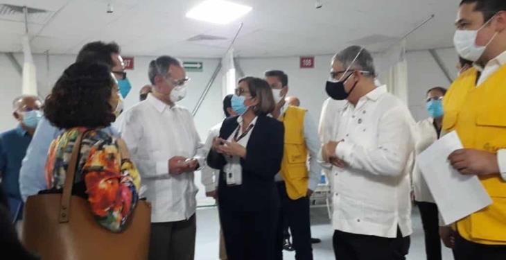 Supervisan López Gatell y Adán Augusto “Burbuja Covid” en Parque Tabasco