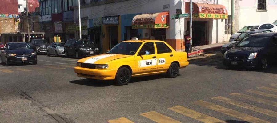 Reporta Unión de Taxis Amarillos pérdidas económicas de 60%