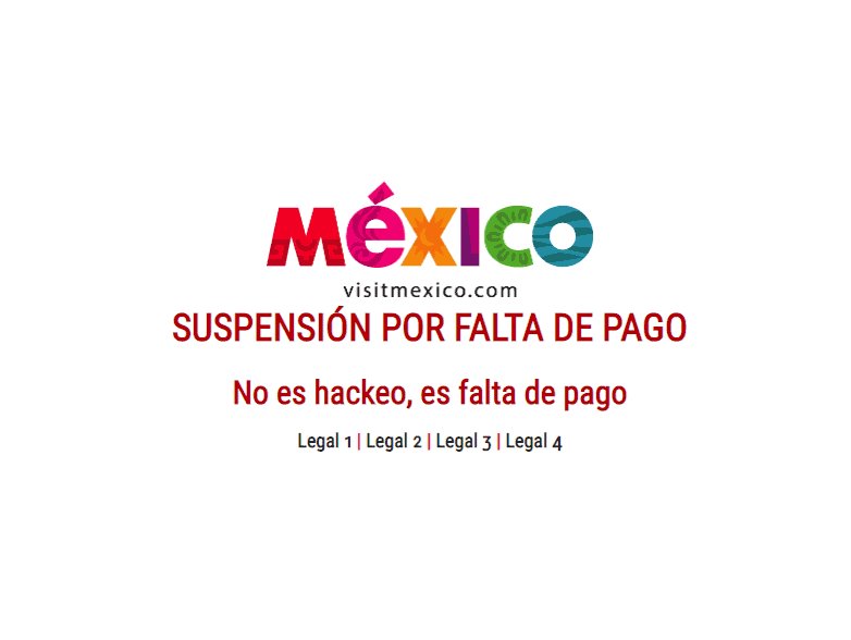 Por hackeo Visitmexico está suspendido responde Braintivity