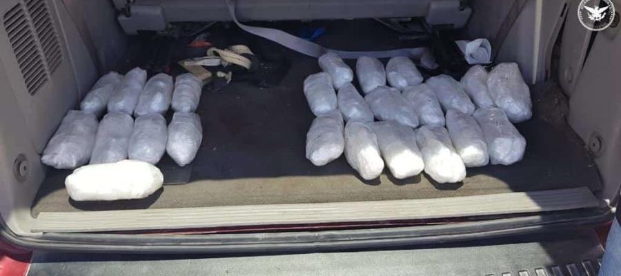 Decomisa Guardia Nacional 12 kilos de droga Crystal, en Durango