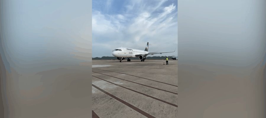 Reactiva Volaris vuelo CDMX- Villahermosa; en su primera llegada arribaron 119 pasajeros Reactiva Volaris vuelo CDMX- Villahermosa; en su primera llegada arribaron 119 pasajeros