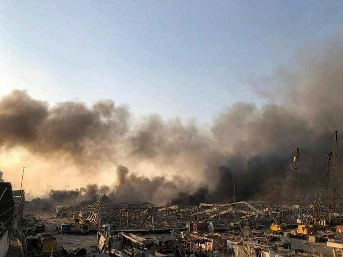 Sube a 113 el número de fallecidos a causa de la fuerte explosión en Beirut
