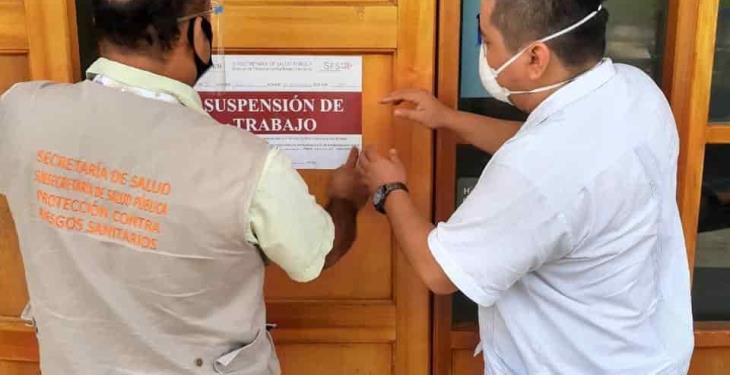 Clausuran sucursal bancaria en Paraíso por representar riesgo de propagación del covid-19