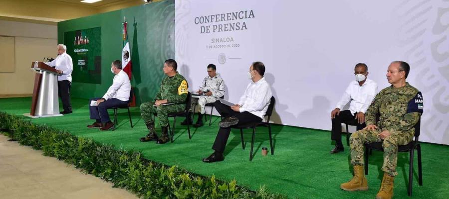 “Ya no se combate a un grupo criminal para beneficiar a otro”, ataja AMLO desde Sinaloa 