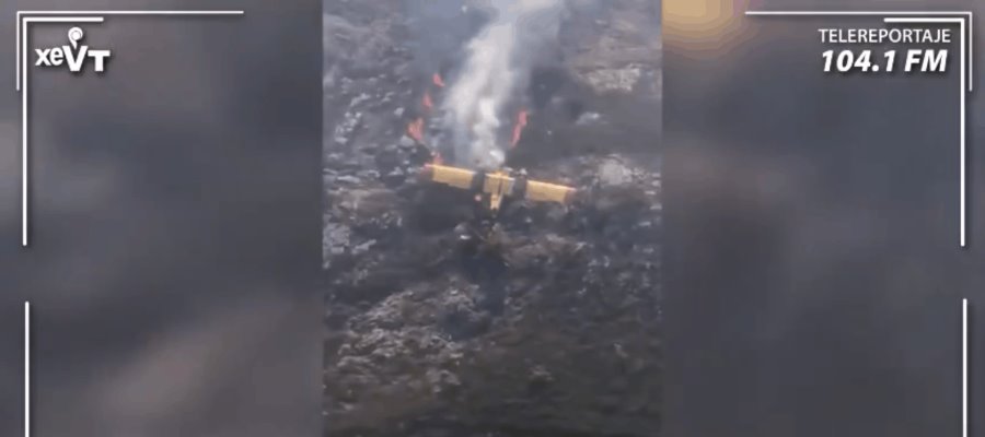 Muere bombero de Portugal y otro más resulta herido, tras estrellarse avión con el que sofocaban un incendio