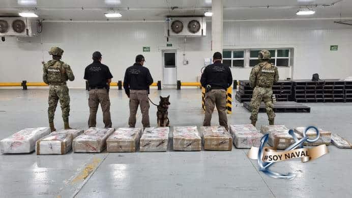 Asegura SEMAR 678 kilos de cocaína en puerto de Manzanillo Asegura SEMAR 678 kilos de cocaína en puerto de Manzanillo