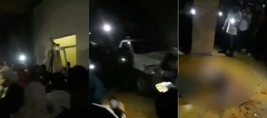 En Puebla linchan y queman a hombre acusado de sustraer a un menor de edad