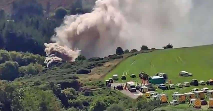 Descarrila tren en Escocia (Video)