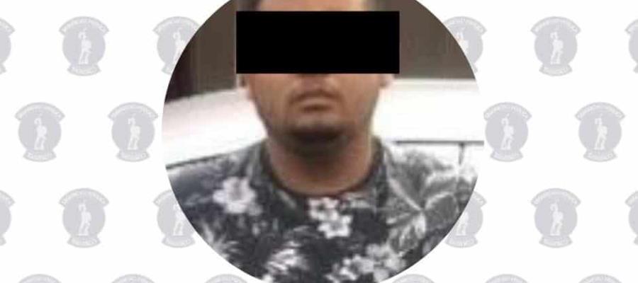 Detienen a sujeto acusado de robo a comercio