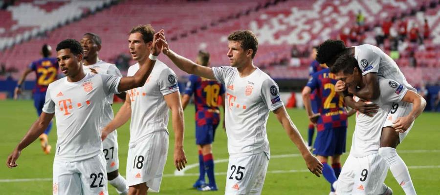 Bayern aplasta 8-2 al Barcelona; Messi, desaparecido Bayern aplasta 8-2 al Barcelona; Messi, desaparecido