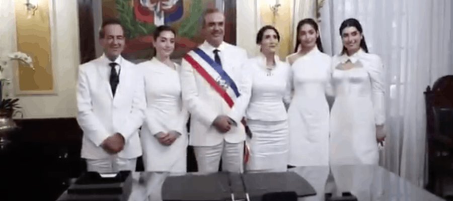 Asume Luis Abinader como presidente de República Dominicana
