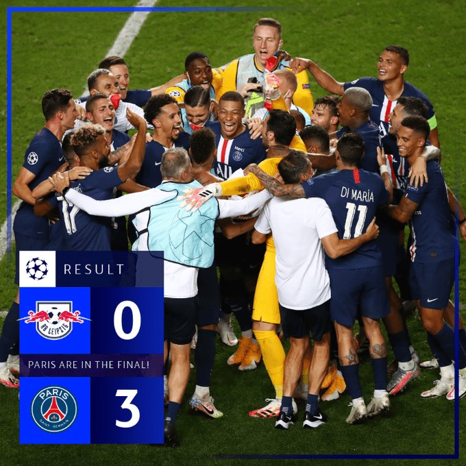 PSG, el primer invitado a la final de la UEFA Champions League