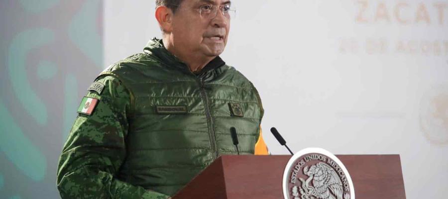 Incremento de homicidios en Zacatecas es por concentración del tráfico de droga y armas: SEDENA