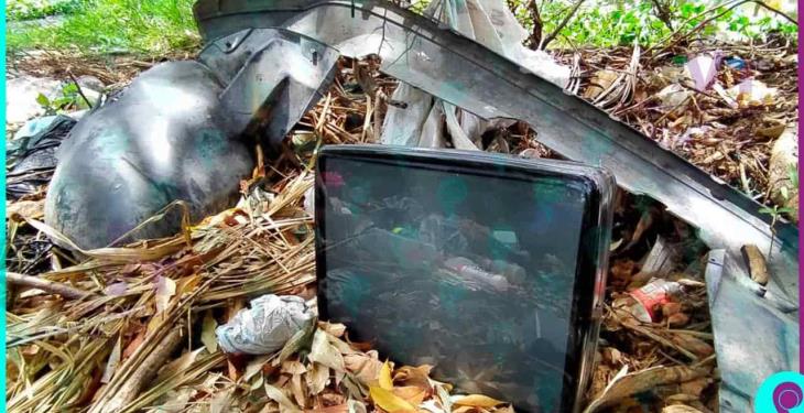FOTO GALERÍA: Basura electrónica termina en tiraderos y calles de Villahermosa