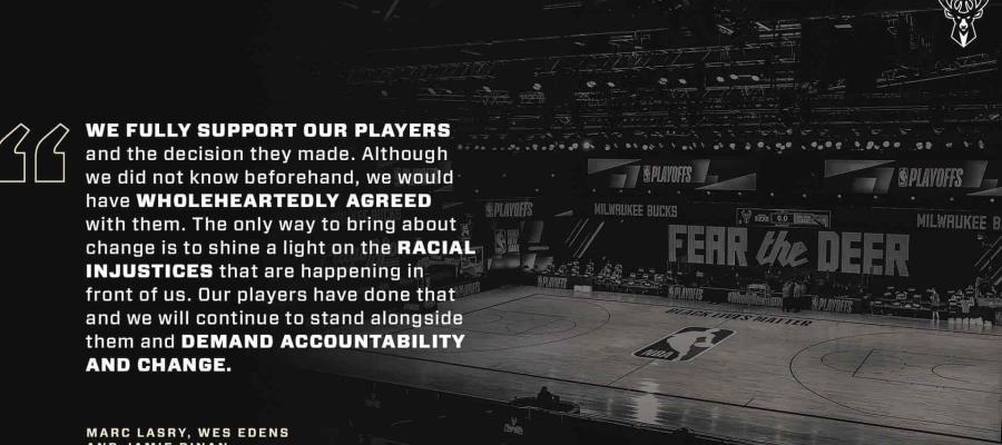 Agresión de policía a afroamericano Jacob Blake provoca boicot en la NBA