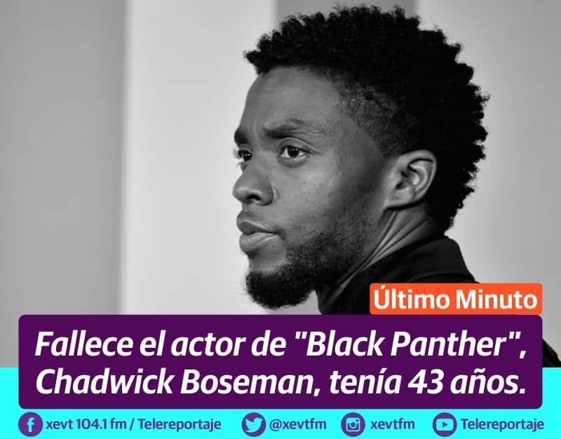 Muere Chadwick Boseman, protagonista de Black Panther a los 43 años