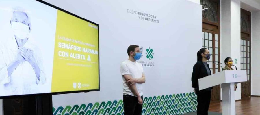 CDMX continuará en semáforo naranja por décima semana CDMX continuará en semáforo naranja por décima semana