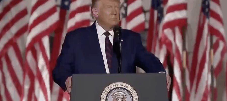 Trump acepta la candidatura a la presidencia de EEUU