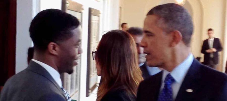 Lamenta Obama muerte del actor de “Black Panther”, Chadwick Boseman; lo recuerda por su trabajo con los niños Lamenta Obama muerte del actor de “Black Panther”, Chadwick Boseman; lo recuerda por su trabajo con los niños