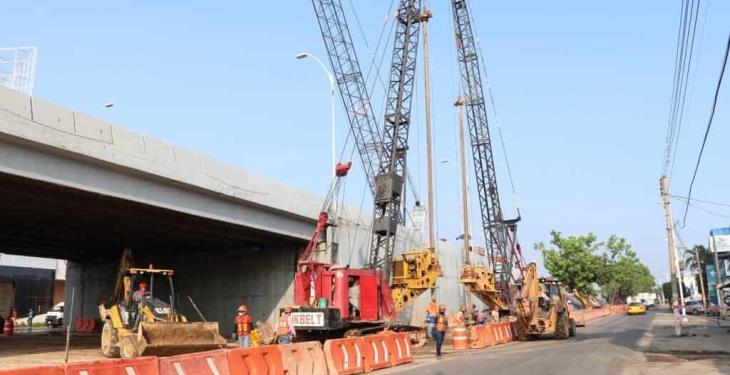 Reportan avance del 15% de la construcción del Distribuidor Vehicular Universidad