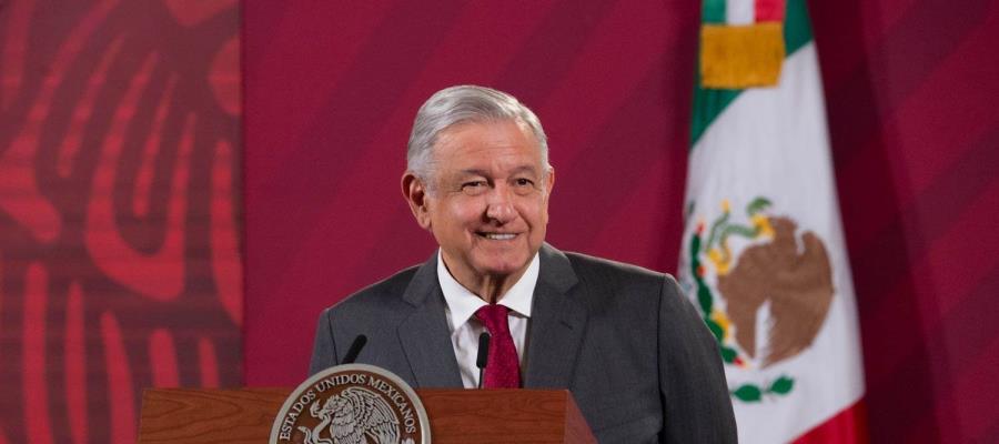 Asegura AMLO que tiene una aprobación del 64% y que 70% de mexicanos están a favor de que continúe en el cargo