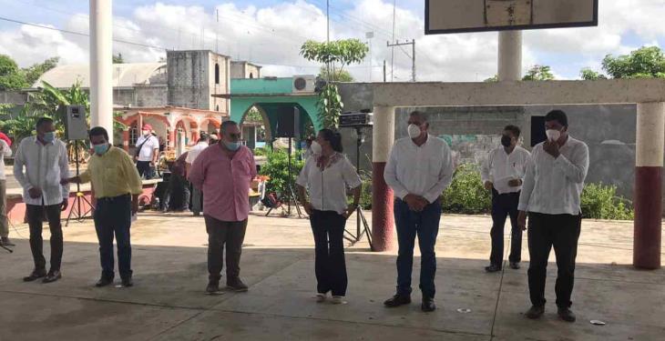 Anuncia gobernador construcción de tanque elevado en Pomoca; inaugura obras en Nacajuca por 30 mdp Anuncia gobernador construcción de tanque elevado en Pomoca; inaugura obras en Nacajuca por 30 mdp