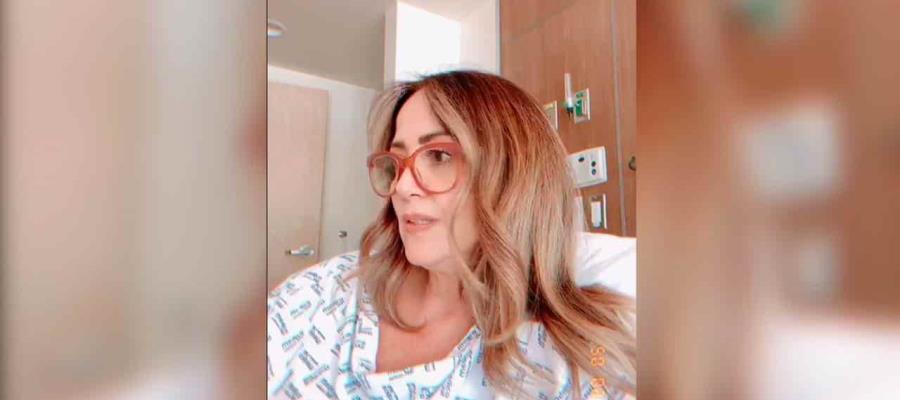 Hospitalizan a Andrea Legarreta; desarrolló neumonía por covid Hospitalizan a Andrea Legarreta; desarrolló neumonía por covid