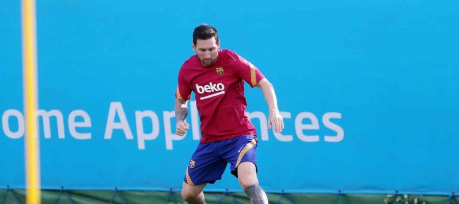 Lio Messi regresa a entrenamientos con el Barça