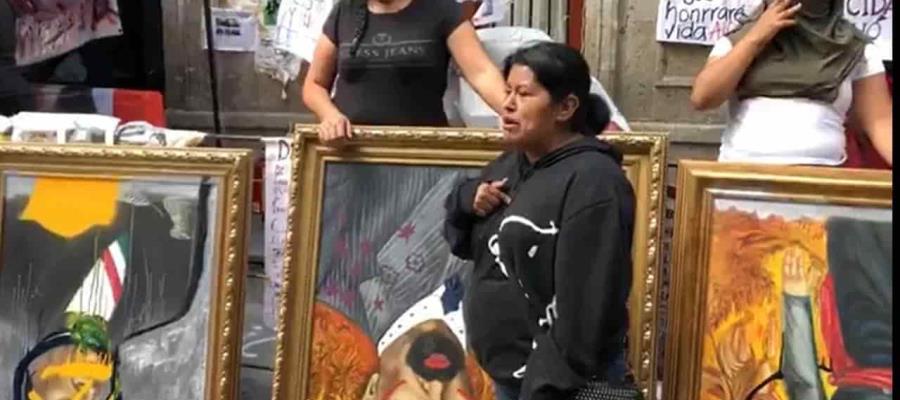 Autoridades se indignan por cuadros y no por niñas que fueron abusadas sexualmente, señalan mujeres que tienen tomada la CNDH