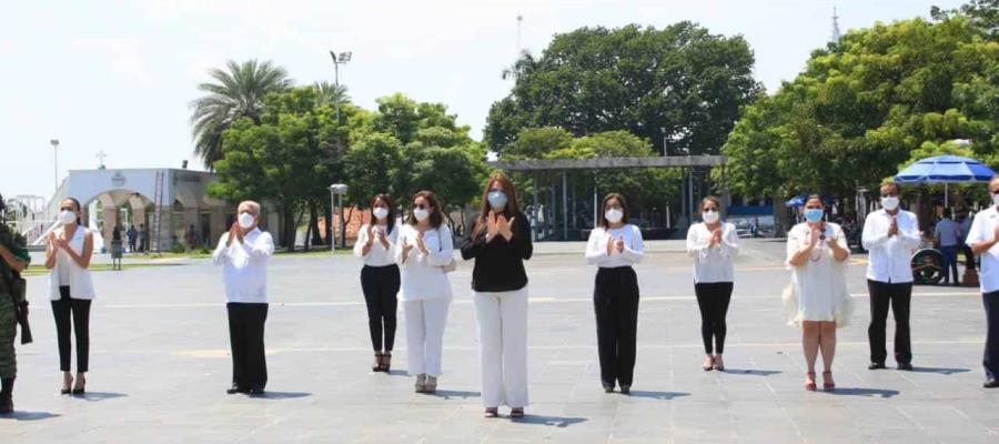 Encabeza SEA homenaje a víctimas por la pandemia