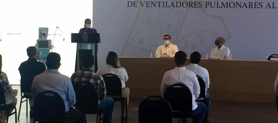 Dona ENI México a Gobierno de Tabasco 10 ventiladores pulmonares para pacientes con Covid-19