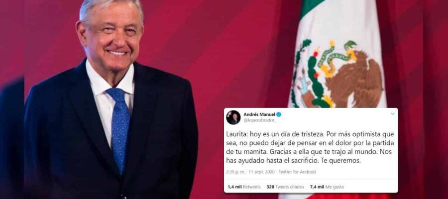 AMLO dedica tuit a Laurita... ¿quién es? AMLO dedica tuit a Laurita... ¿quién es?