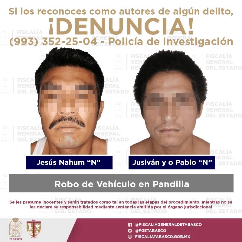 Por robo de auto y comercio arrestan a tres sujetos