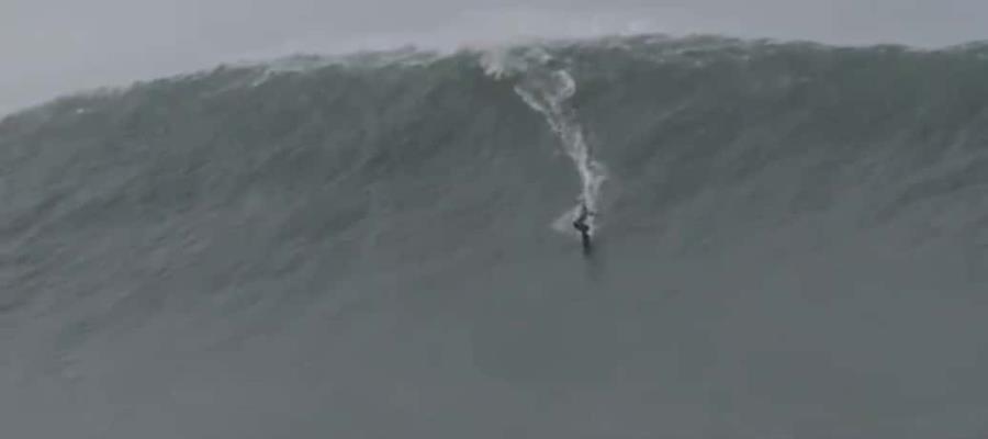 Surfista brasileña gana Récord Guinness al surfear la ola más grande para una mujer