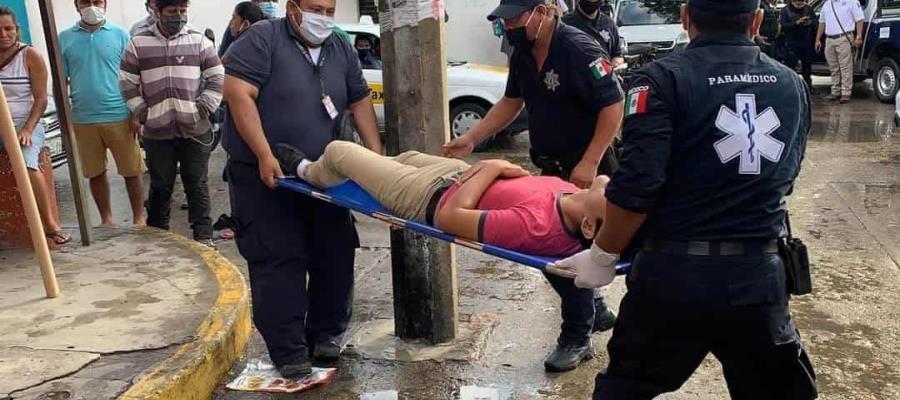 Lo balean y le roban su moto… en Cunduacán
