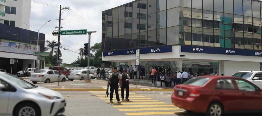 Asaltan y hieren a cuentahabiente en Villahermosa; hay un detenido