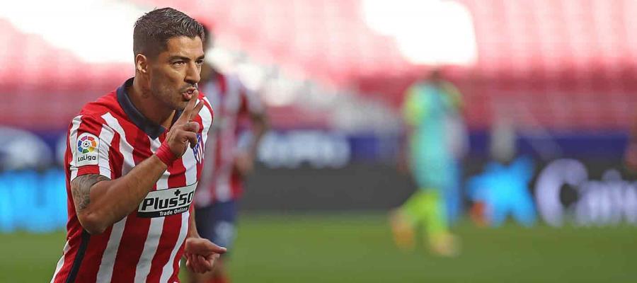 Luis Suárez ‘olvida’ al Barça y anota doblete con el Atleti