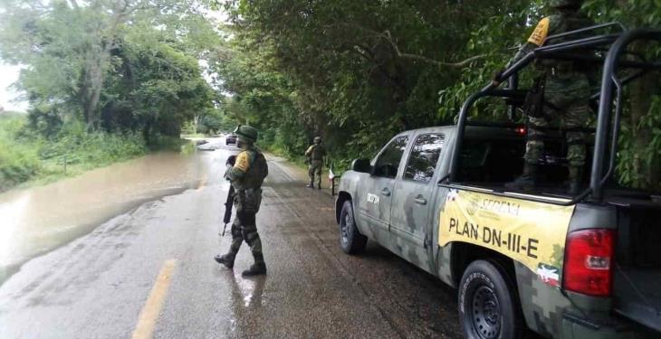 Aplica Ejército mexicano plan DN-III en Tabasco