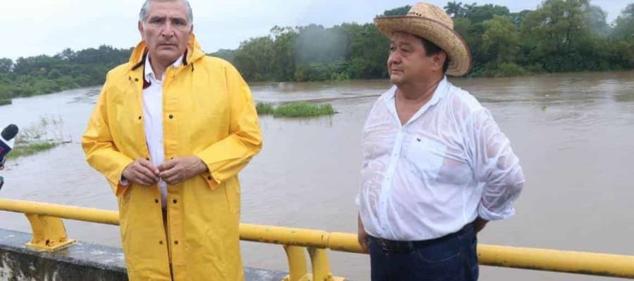 Insiste Adán Augusto en llamado a CFE para operar responsablemente y con sensibilidad la presa Peñitas