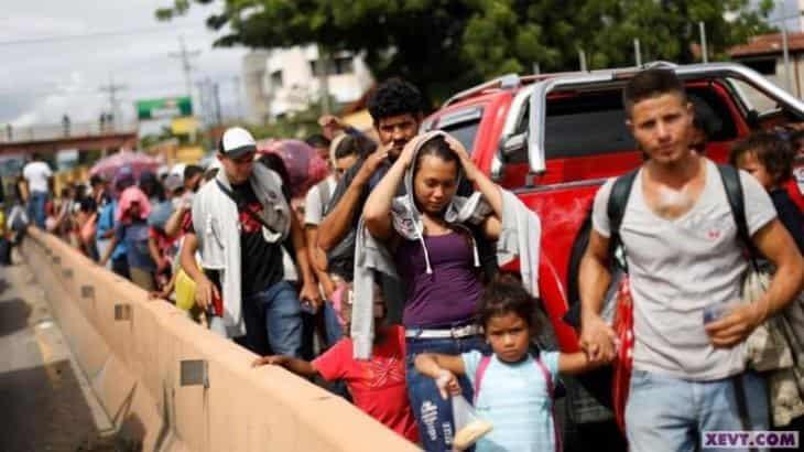 Exhorta CNDH a autoridades mexicanas que eviten violentar los derechos humanos de la caravana migrante Exhorta CNDH a autoridades mexicanas que eviten violentar los derechos humanos de la caravana migrante